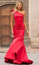 One Shoulder Prom Dress